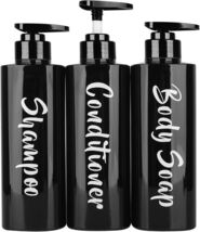 16.9oz Shampoo and Conditioner Bottles (Set of 3) 20" x 3" - $21.78