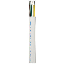 Ancor Trailer Cable - 16/4 AWG - Yellow/White/Green/Brown - Flat - 100&#39; - £77.92 GBP