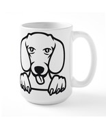 PEEKING DACHSHUND 11 oz Ceramic Mug - $372.99 MXN
