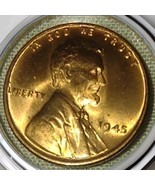 Beautiful 1945 No Mint Mark Wheat Penny Uncirculated EXTREMELY Rare 1c Coin - $12,435.72 MXN
