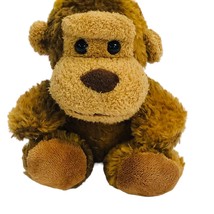 Princess Soft Toys Plush Gorilla 4.5 in Soft and Cute HTF Shades of Brow... - $26.14