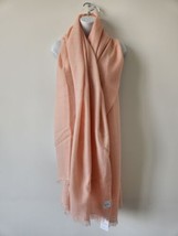 Nwt Lululemon H API Pink Lightweight Woven Wool Wrap Scarf One Size - £43.52 GBP