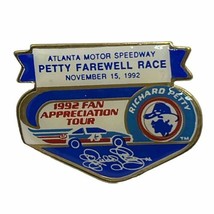 Richard Petty Farewell Race Atlanta Motor Speedway Pontiac STP NASCAR Hat Pin - £15.69 GBP
