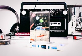 Crosby, Stills &amp; Nash: Live It Up (1990, ZATC 9896) ~ Cassette Tape ~ Import - £1.42 GBP