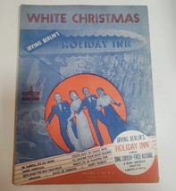 Irving Berlin&#39;s White Christmas From Holiday Inn W Bing Crosby 1942 Sheet Music - £5.80 GBP