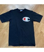 Vintage 90’s Champion Big C Logo T-Shirt Small - £9.51 GBP