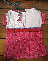 Vintage Clothespin Bag Feedsack Fabric Dress Laundry Room Decor Hanging Holder - £29.40 GBP
