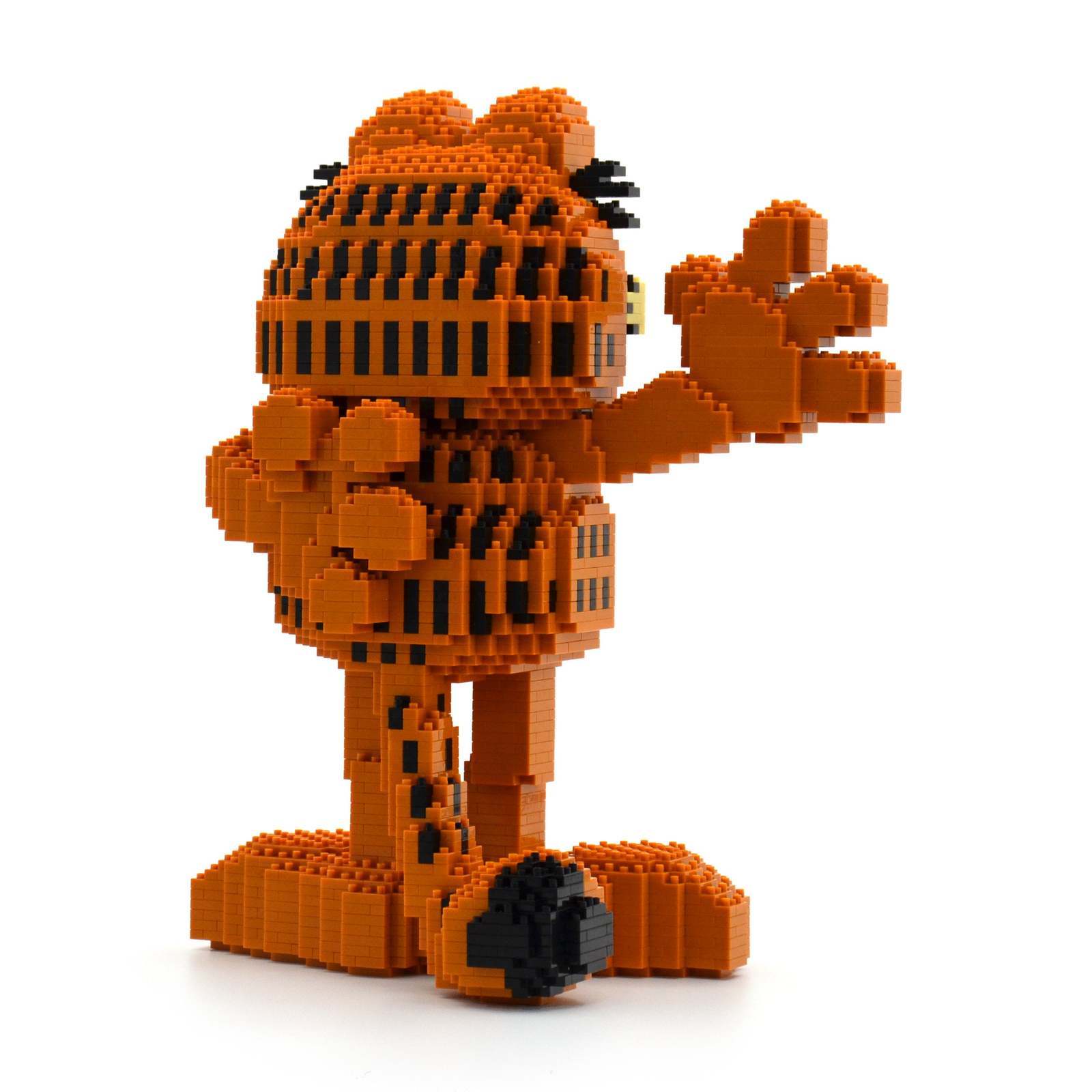 Garfield Brick Sculpture (JEKCA Lego Brick) DIY Kit Item image 3