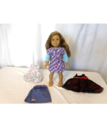 American Girl Doll  Pleasant Company 2008 + Pretty Plaid Outfit + clothes - $59.40