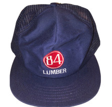 84 Lumber Embroidered Vintage Snapback Trucker Style Hat - £14.70 GBP