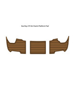 Sea Ray 270 SLX Swim Platform Pad Boat EVA Foam Faux Teak Deck Floor Mat - $299.00