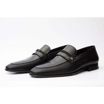 The Acerra Black Leather Loafer Men Shoe Final Sale! image 2