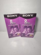 2-pack Sony 8-Hour (EP) Premium Grade T160 Blank Recordable VHS Sealed T... - $9.89