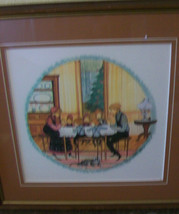 Amish Family At Dinner By Patricia Buckley Moss, Ltd. Ed. Signed Print #1468 - £239.80 GBP