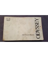 2003 Honda Odyssey Owner&#39;s Owner Manual ONLY No Case or Supplemental Doc... - £9.17 GBP