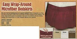 KOVOT Bedskirt | King/Queen Solid Ruffle Bed Skirt - Ivory - £12.75 GBP