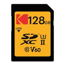 Kodak 128GB UHS-II U3 V60 Ultra Pro SDXC Memory Card - £49.32 GBP