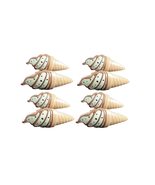 4 Pairs (8 Ct) White Ice Cream Style Beach Towel Holders, Clips, Beach, ... - $401.67 MXN