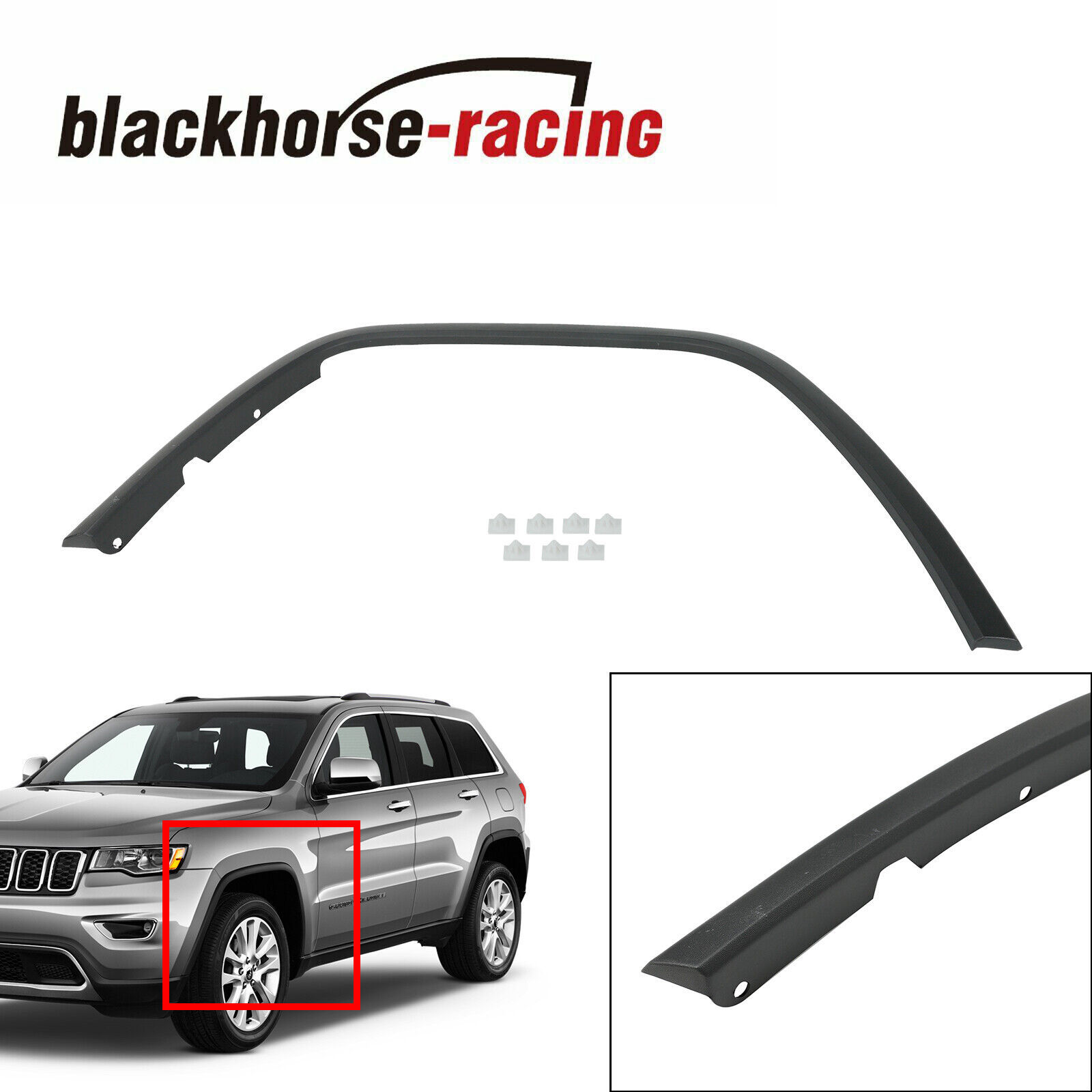 Front Fender Flare Textured Left Driver Side For 2011-2016 Jeep Grand Cherokee - £21.02 GBP