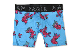 American Eagle Men&#39;s Blue Pink Ombre Tigers 6&quot; Flex Boxer Brief, S Small, 8915-7 - £15.53 GBP