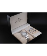 Jacques du Manoir ROYAL Women’s Silver-Tone Watch with 3 Interchangeable... - $99.00