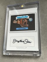 Topps Garbage Pail Kids 2014 Series 1 Artist Autograph JUNGHWA IM Fishy ... - £147.87 GBP