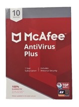 McAfee  AntiVirus Plus 10 Devices New Sealed - $39.59