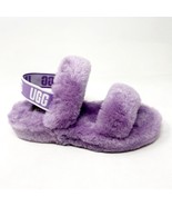 UGG Oh Yeah Lilac Bloom Purple Womens Sheepskin Slippers Sandals - £43.79 GBP