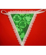 New Womens SHAMROCK FUN St Patricks Day Irish Gstring Thong Lingerie Und... - $27.87 CAD