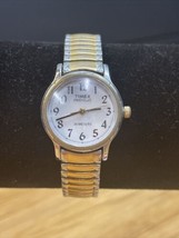 Vintage Timex Indiglo Woman&#39;s Water Resistant Watch Estate Jewelry Find ... - $24.75