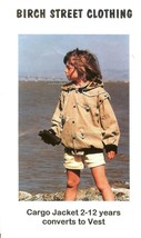 Birch Street Clothing Childrens Toddler Cargo Jacket converts to Vest 2-... - $8.47