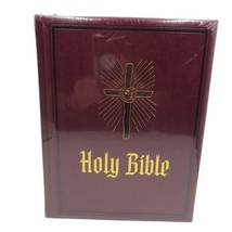 Vintage Sealed New The Heirloom Family Holy Bible Red King James Version  - £23.27 GBP