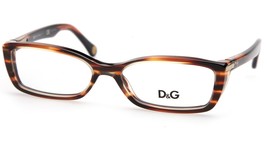 New Dolce&amp;Gabbana Dg 1219 1572 Brown Eyeglasses Frame 51-15-135mm - £50.08 GBP