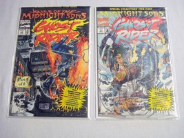 Ghost Rider #28 and #31 Midnight Sons Polybagged with Posters Fine 1992 - $9.99