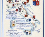 M S Sea Venture Italian Dinner Menu Flagship Cruises 1971 - $17.82