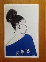  Zeta Phi Beta &quot;Off the Hook&quot; Sorority Poster  Print 11 X 17  - £31.91 GBP