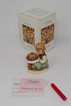 Goebel Hummel 1987 Porcelain Figurine #338 Birthday Cake - £18.87 GBP