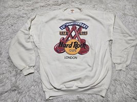 Vintage Hard rock Cafe London 20th Anniversary Womens XL Sweatshirt 1971... - $19.91 CAD
