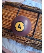 Brunswick Centennial #4 Pool Billiard Pocket Ball Replacement Vtg - $374.94 MXN
