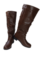 XOXO Footwear Womens Manuel Regular calf Boots Brown Size 7.5 - £59.74 GBP