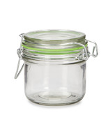 Mini Glass Jar With Locking Lid: Clear, 3 X 3 Inches - £17.97 GBP