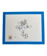 Disney Mickey Mouse Soccer Futbol Signed Daniel St Pierre Stitch Sketch ... - $1,375.73 MXN