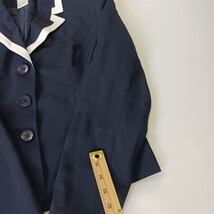 Apart Impressions Women's Blue/White 3-Button Blazer Jacket Size 12 image 3