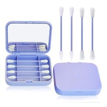 4pcs/box Reusable Cotton Swab Ear Cleaning Cosmetic Silicone Buds Swabs ... - £11.72 GBP