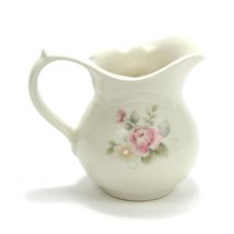 Tea Rose by Pfaltzgraff, Stoneware Cream Pitcher - £12.67 GBP