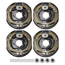 VEVOR Electric Trailer Brake Assembly, 12" x 2", 2 Pairs Self-Adjusting Electric - €166,61 EUR