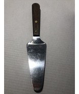 Moss Cutlery Co.NY Stainless Steel Wooden Handle  Cake Server Made In USA - $18.36 CAD