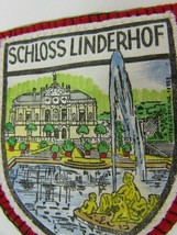 Vintage Schloss Linderhof Castle Crest Flag Patch 47261 Souvenir Germany - $11.87