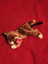 RARE - TY Beanie Baby: 1997 POUNCE the Cat (w/ Tags, PVC Pellets) - $11.66