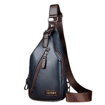 Men Chest Bag High Quality One Sling Male Shoulder Messenger Crossbody B... - $41.79